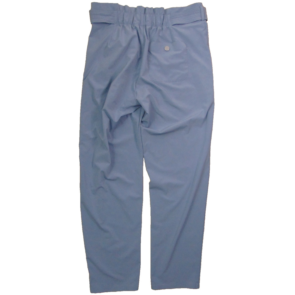 Athleta Skyline Pant II Womens 4 Periwinkle Blue Paperbag Waist Tie Belt Crop - Picture 6 of 11